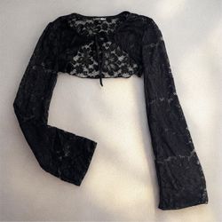 gorgeous thick lace bolero small