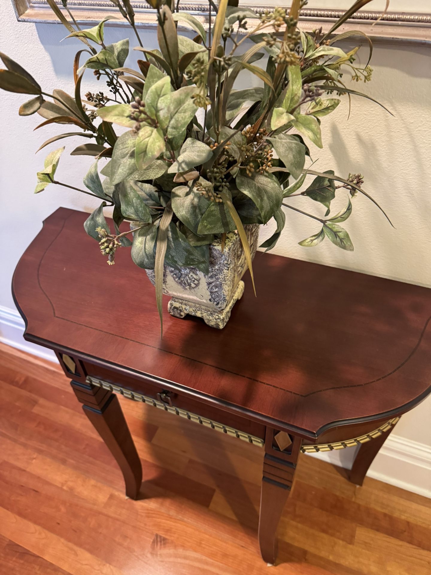 A Hall Way Half Moon Console Table