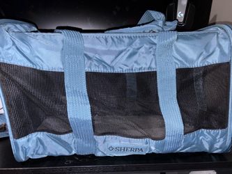 Sherpa Deluxe Pet Carrier Bag Blue
