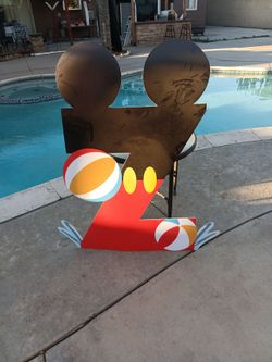 Disney Character letters....Mickey,Minnie , Goofy & Pluto