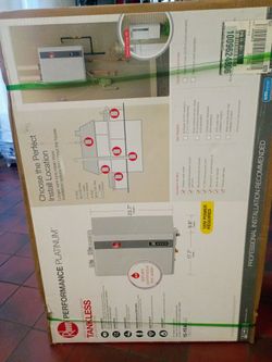 New tankless water heater