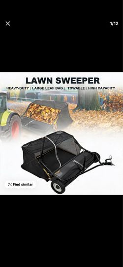 Lawn sweeper attachment