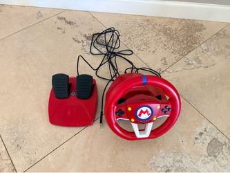 Mario Kart Racing Wheel & Pedal Set