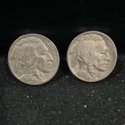 Lot Of 2 Buffalo Nicked 1936 And 1937 Both In Excellent Condition 620