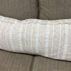 Cream Lumbar pillow