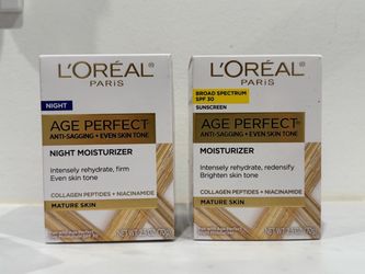 $13 each L'Oréal Paris Age Perfect Moisturizer Set (Day & Night)
