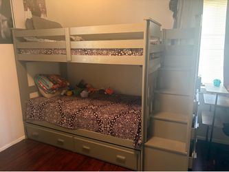Bunked with drawers including mattresses (litera con colchones )