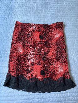 Cheetah Print Skirt