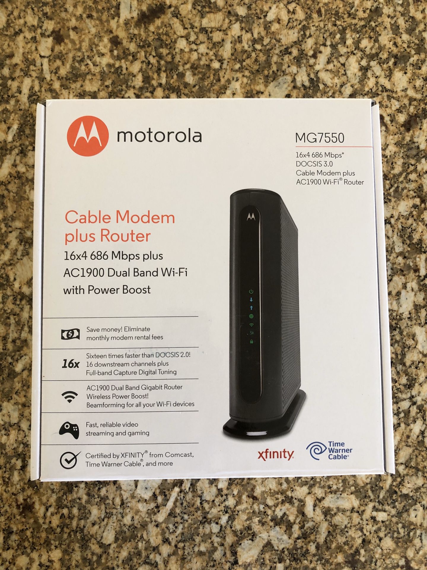 Cable modem plus router