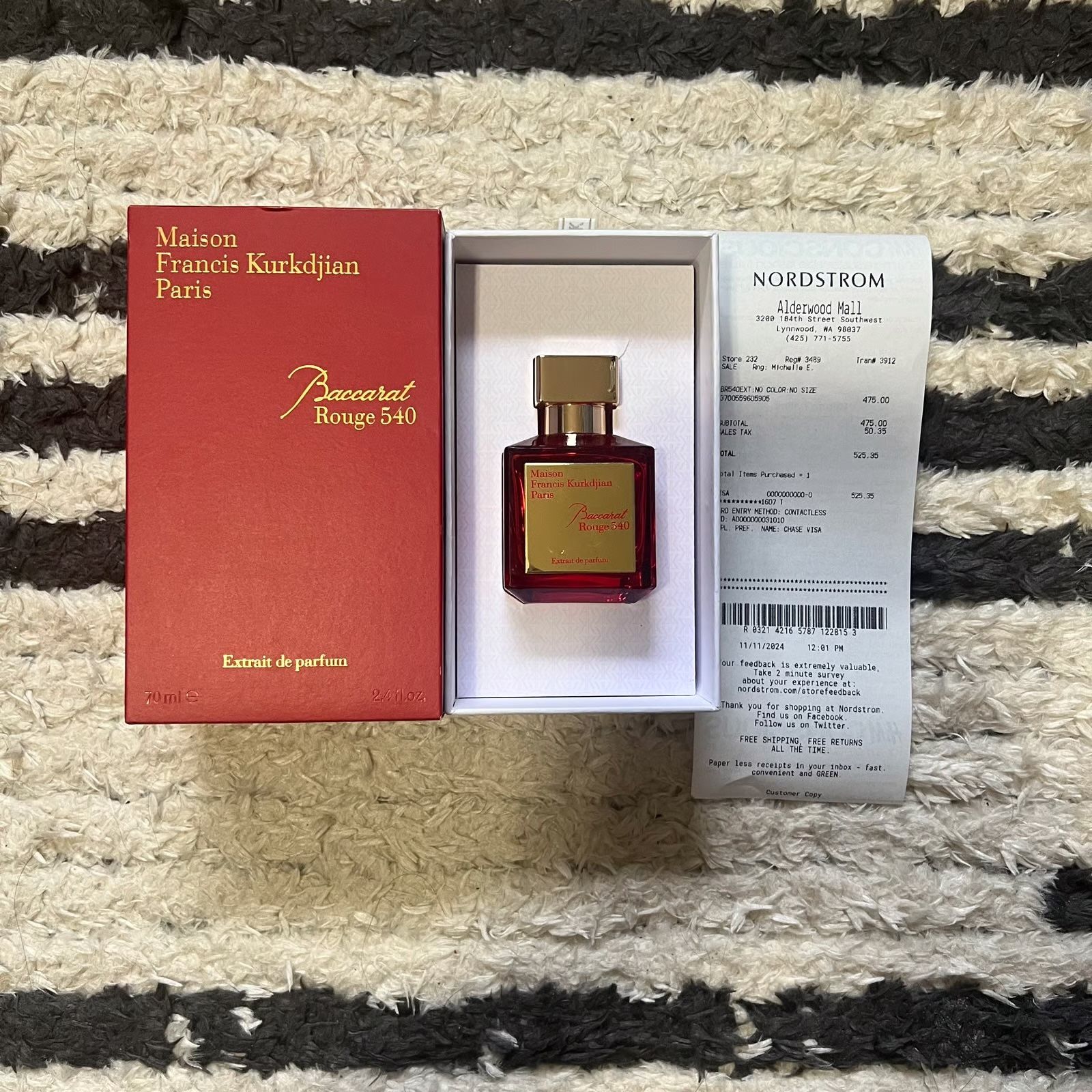 Baccarat Rouge 540 Extrait De Parfum 70 ML