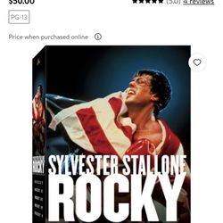 Silvestre Stallone Rocky Anthology DVD COLLECTION 