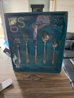 Gourmet Settings Melody 20-Piece Flatware Set