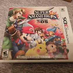 CASE & MANUAL ONLY Super Smash Bros Nintendo 3DS