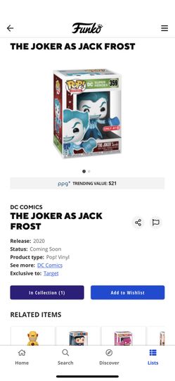 The Joker as (Jack Frost) FUNKO POP