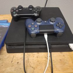 Ps4 Original & 2  Dual Shock Ps Wireless Controllers