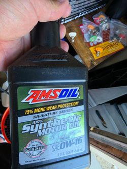 0W-16 synthetic oil Amsoil.