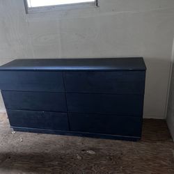 Blue Ikea Dresser