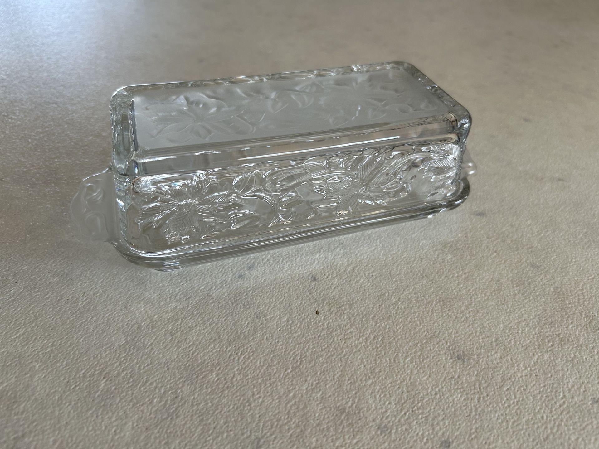 Covered Butter Dish-Fantasia By Princess House