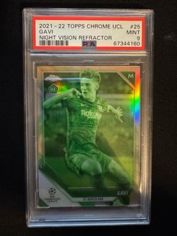 Numbered Gavi PSA 9 Soccer Slab