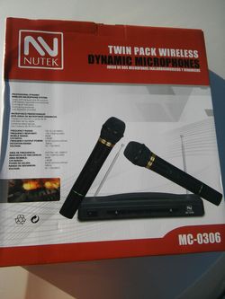 Twin pack wireless microphone