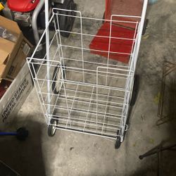 White Trolly Cart 