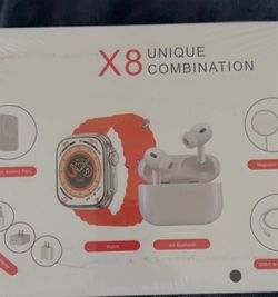 X8 Unique Combination Smart Watch and Earbuds Set