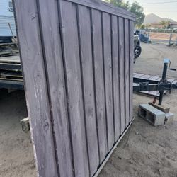 5ft 5inches X 8ft Wide Used Wood Fence Panels