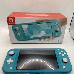 Nintendo Switch Lite Handheld Console - Turquoise - With box mint in box