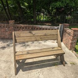 Handmade Wooden Bench