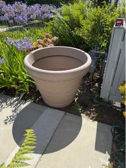 Two HUGE planters, clean and almost brand new