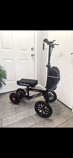 BlessReach All Terrain Knee Walker Scooter for Adults for Foot Injuries