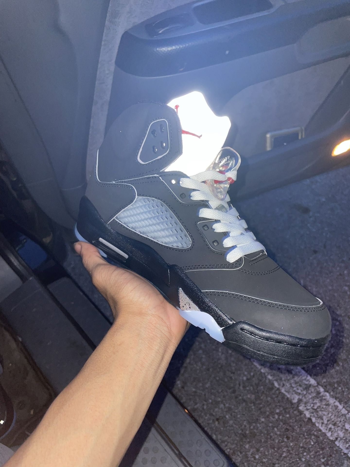 Air Jordan 5s “Black Metallics”
