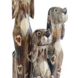 Wooden Dog Set 