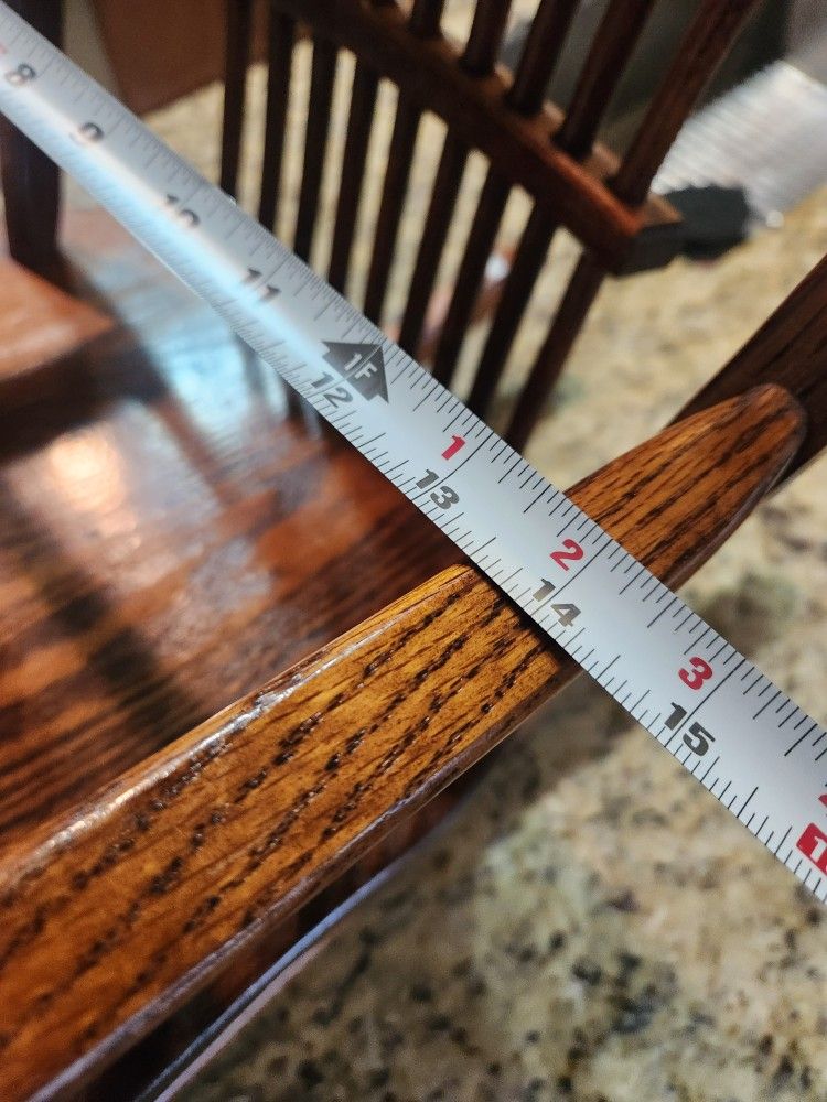 Solid Oak Kids Rocker