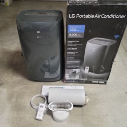 LG portable air conditioner 12,000 BTU Ashrae  8,000 BTU (DOE) 115-Volt LP0821GSSM Cools 350 Sq. Ft.