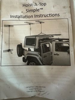 Jeep Hoist-A-Top System