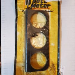 Auto Meter Gauge Mount 3-Hole Panel