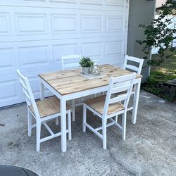 Dining Set with 4 Chairs [FREE Delivery🚚]