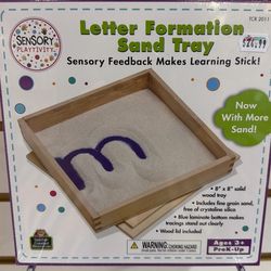 Letter formation sand tray handwriting sensory for kids