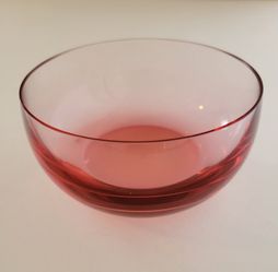Culbuto Small Bowl Plain Rosalin 4 3/4" Diameter x 2" H by Moser 