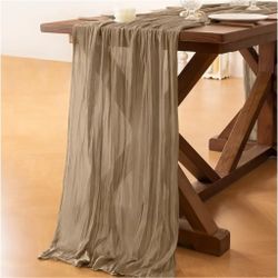 Cheese Cloth Table Runners