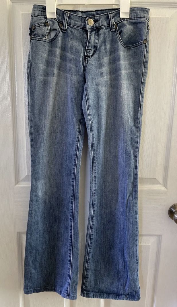 Victoria Beckham for Rock & Republic Jeans Straight Leg Crown Back Pockets 28x31