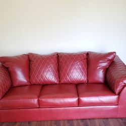 New Gently Used Couch & Chair W/ Bookshelf 