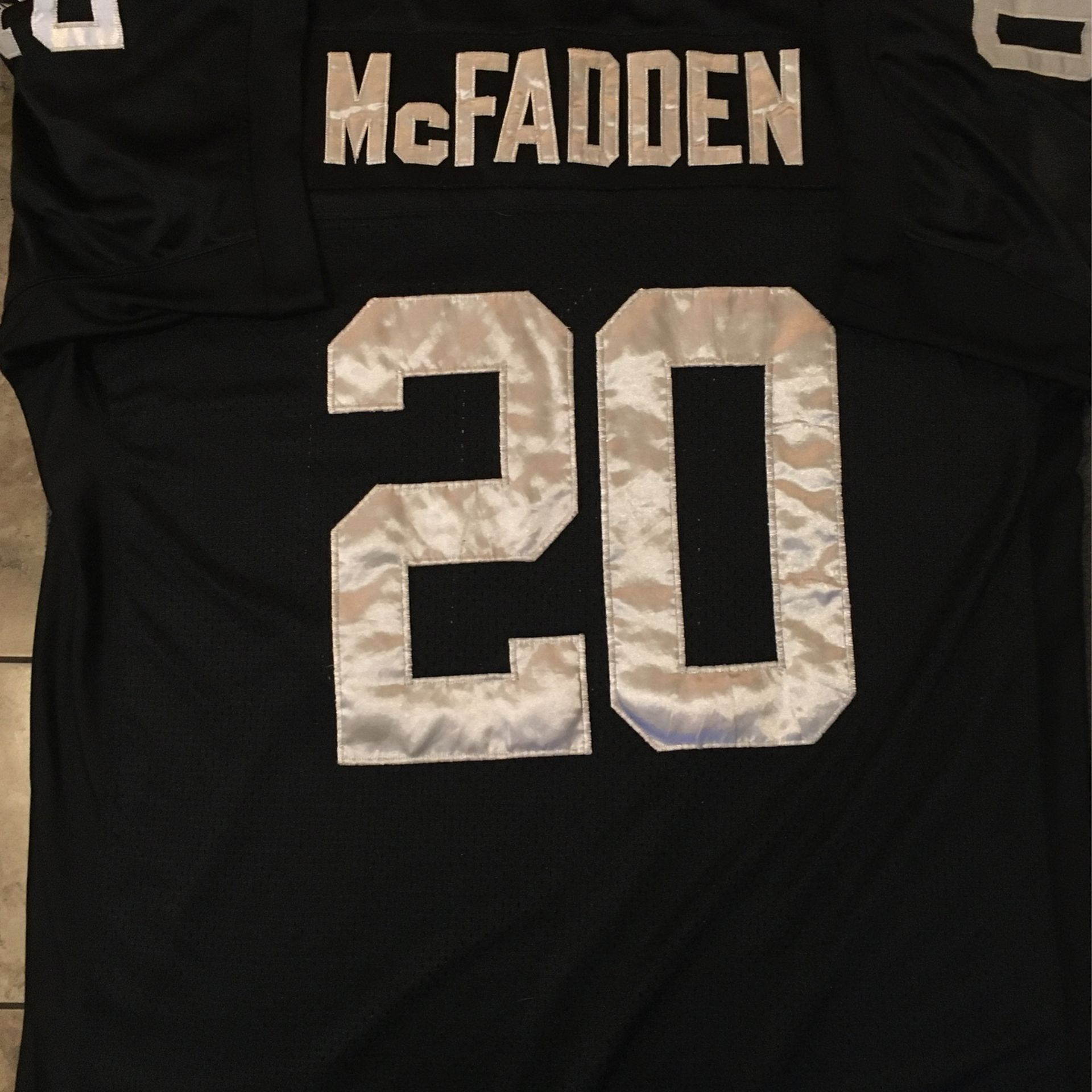 Raiders McFadden Jersey Outfield Rebok