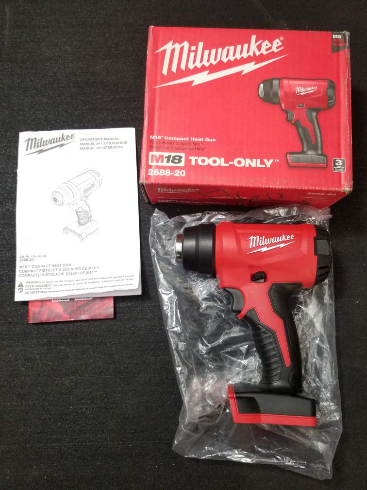 Pickup Is $80 Milwaukee M18 compact cordless heat gun tool only 2688-20