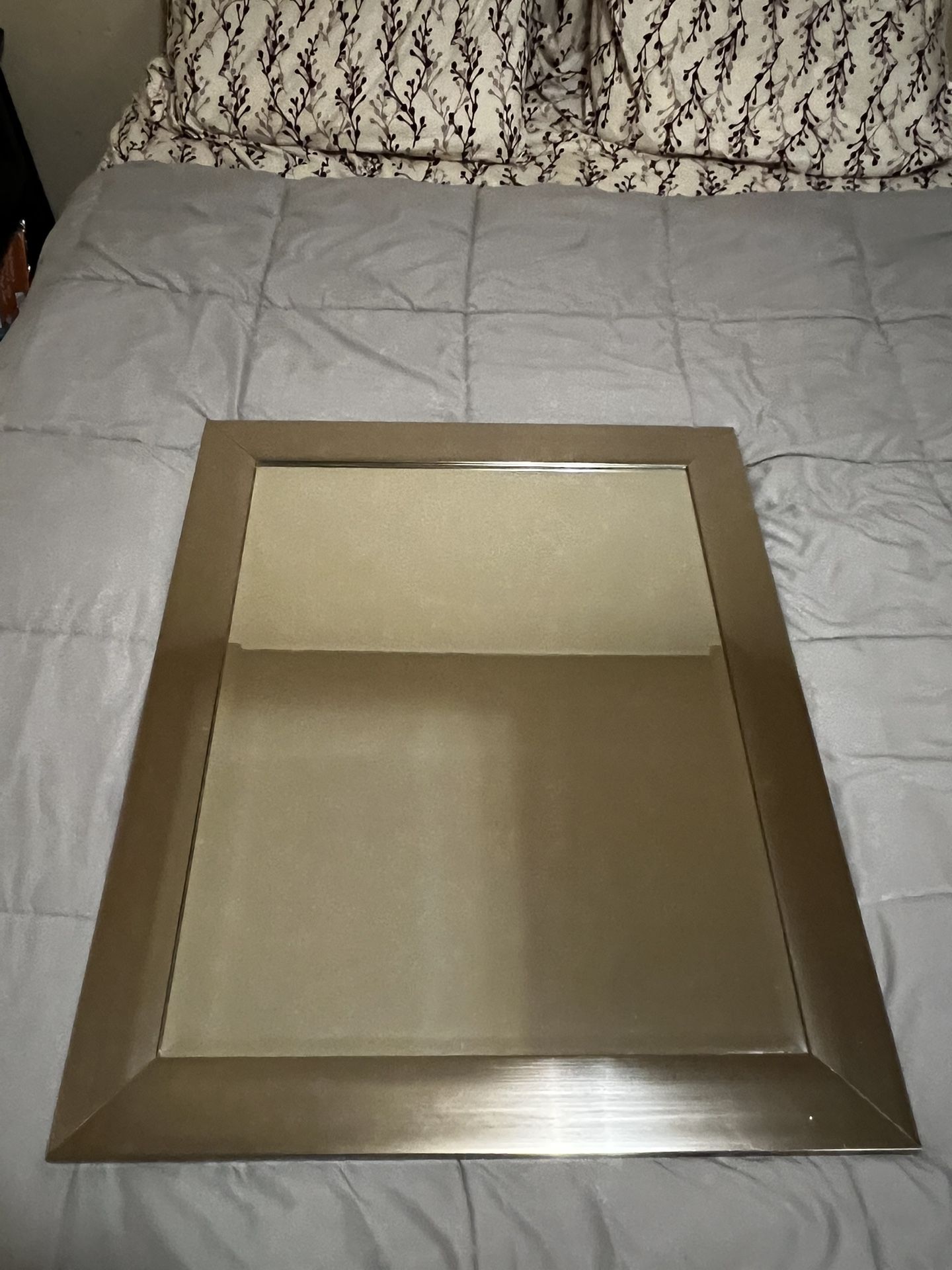 Modern Beveled Rectangular Wall Mirror