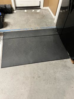 Rubber wheel chair/mobility ramps