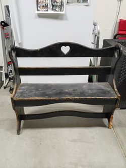Vintage Bench 36 In Wide Seat 16 In Off The Floor Cash Only Please