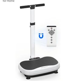 MERACH Vibration Plate Exercise Machine, Vibrating Plate Exercise Machine with Handrails, Full Body Vibration Platform for Women Men, Exercise Equipme