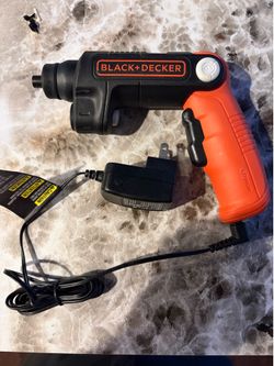 Black & Decker battery powered screw gun